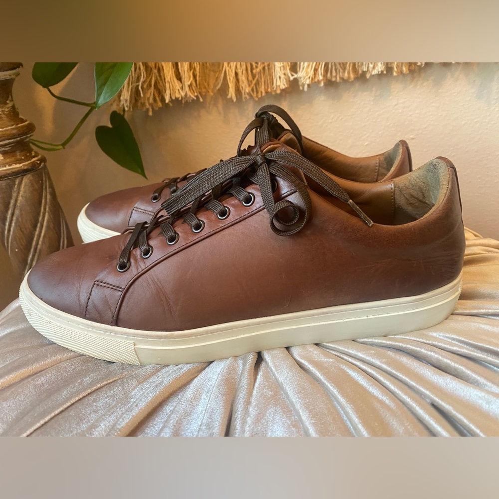 Thursday Boot Co. Premier Low Top Sneaker Coffee Leather Shoes Men’s Size 12
